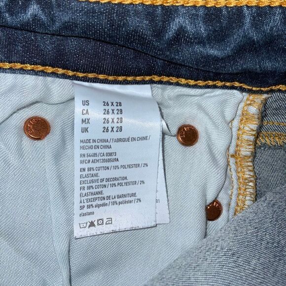 American Eagle Slim Straight Jeans Extreme Flex size 26 - Picture 7 of 7
